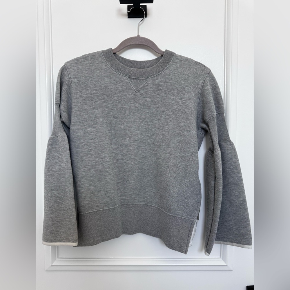 Sacai Gray Crewneck women’s Sweater